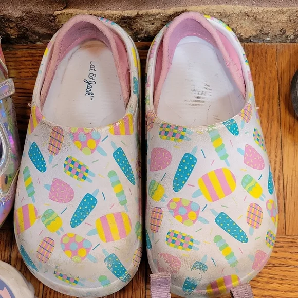 Toddler Girl Lot of Shoes Size 8 Various Brands - Picture 7 of 9